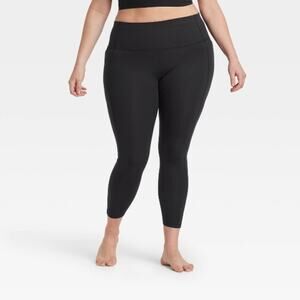 All In Motion Contour Power Waist High-Rise Leggings with Stash Pocket 4X NWT